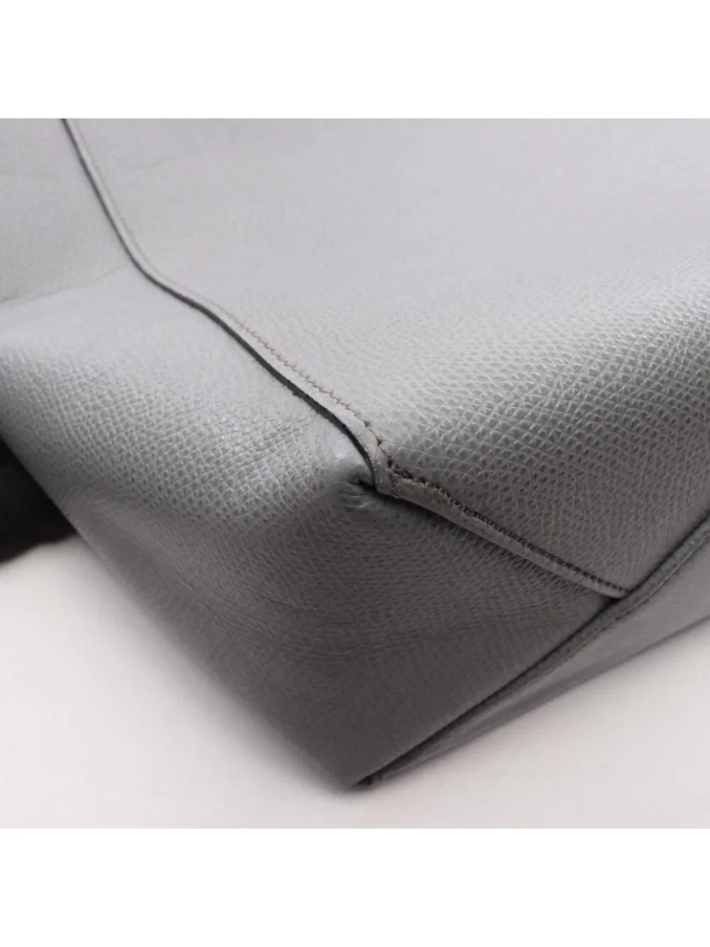 Celine Handbag Vertical Cover Small 2-Way Gray Leather